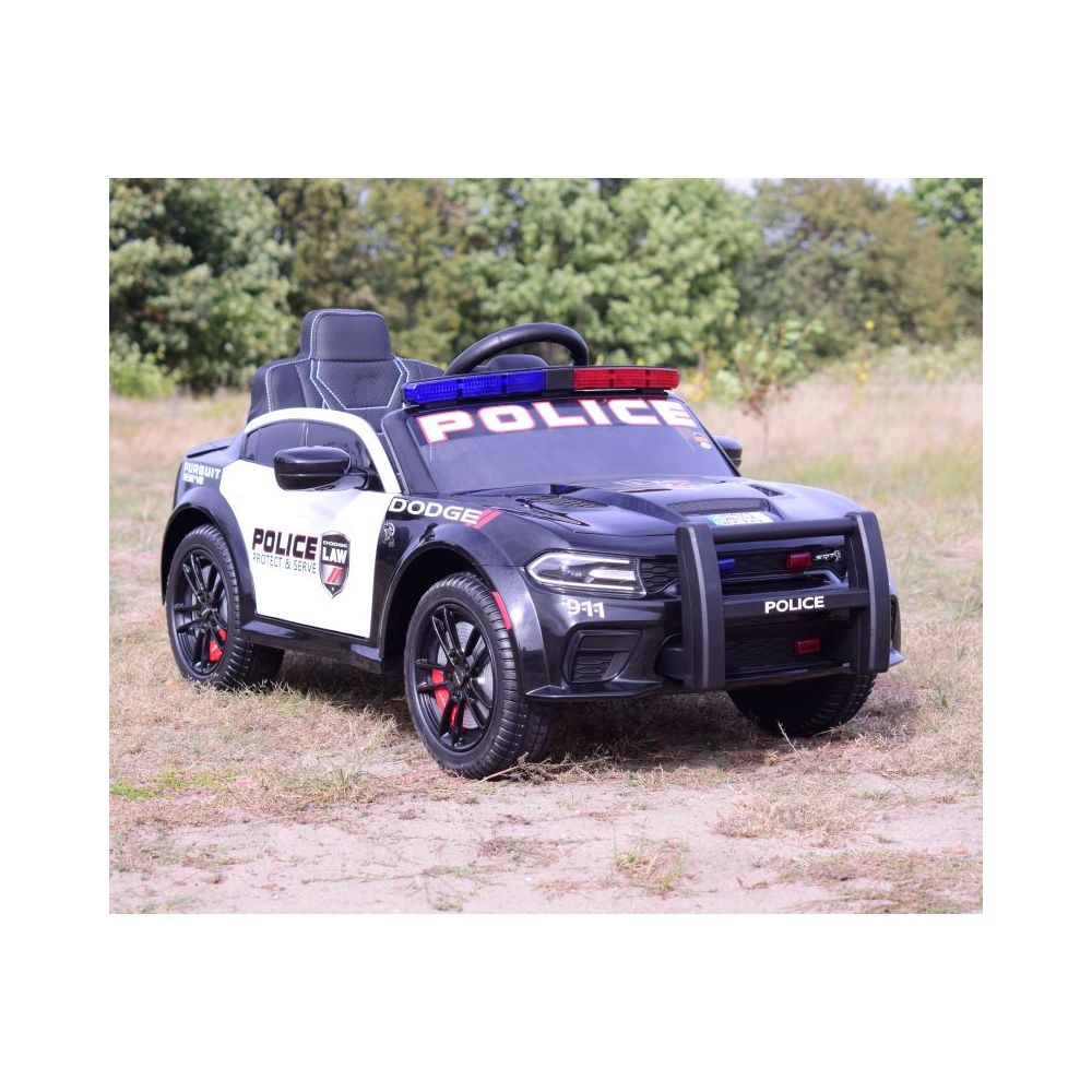 AUTO NA AKUMULATOR DODGE CHARGER POLICJA, KOGUTY, DŹWIĘKI, PILOT/ZB-911