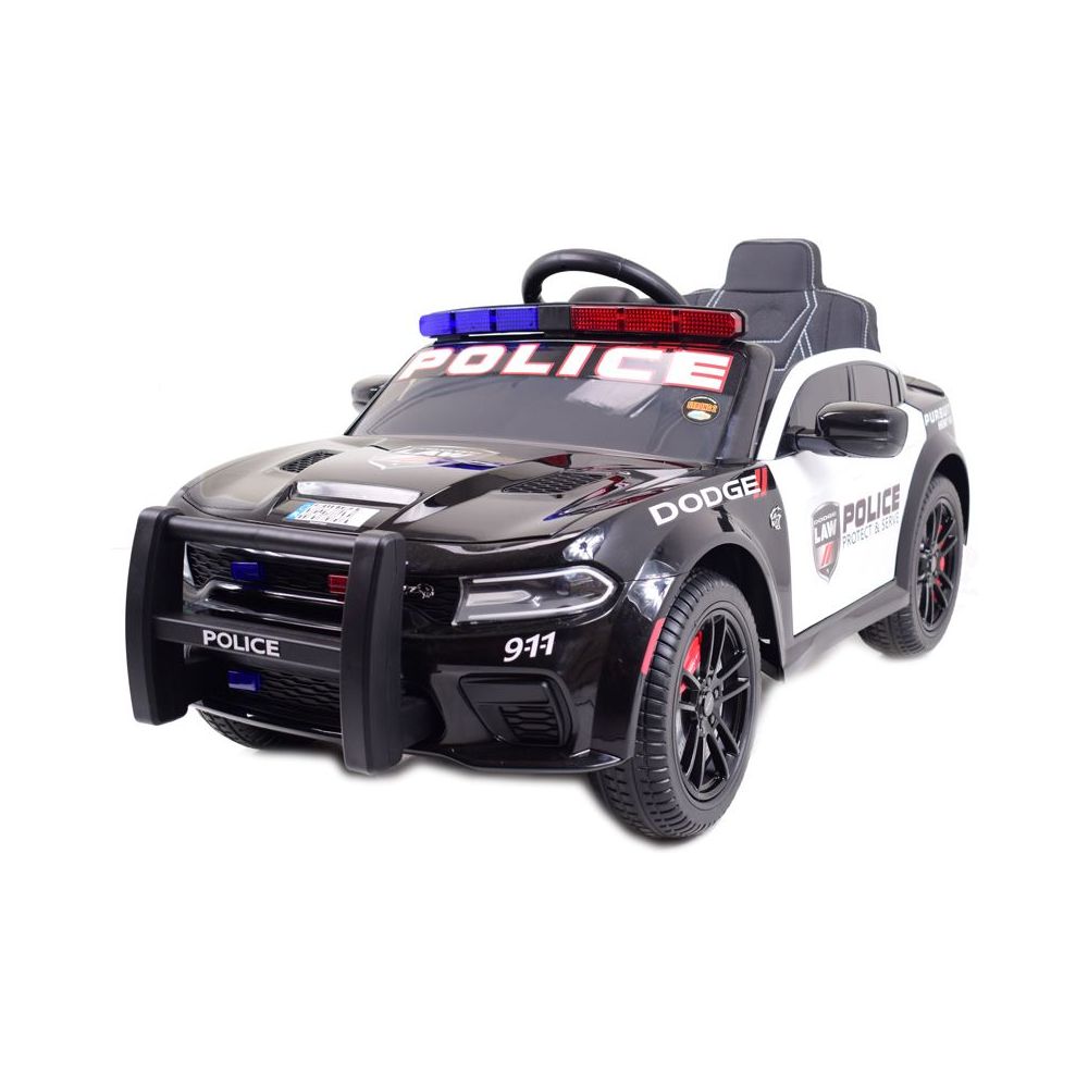 AUTO NA AKUMULATOR DODGE CHARGER POLICJA, KOGUTY, DŹWIĘKI, PILOT/ZB-911