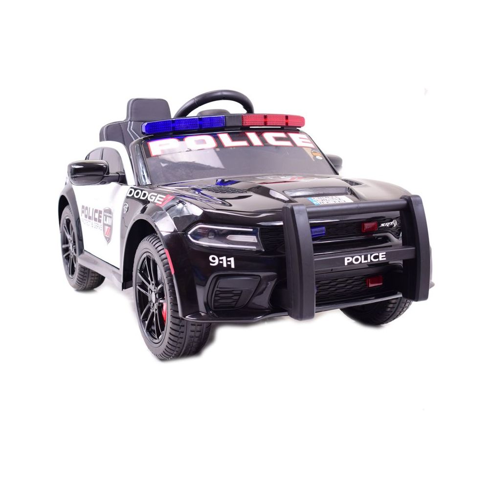AUTO NA AKUMULATOR DODGE CHARGER POLICJA, KOGUTY, DŹWIĘKI, PILOT/ZB-911