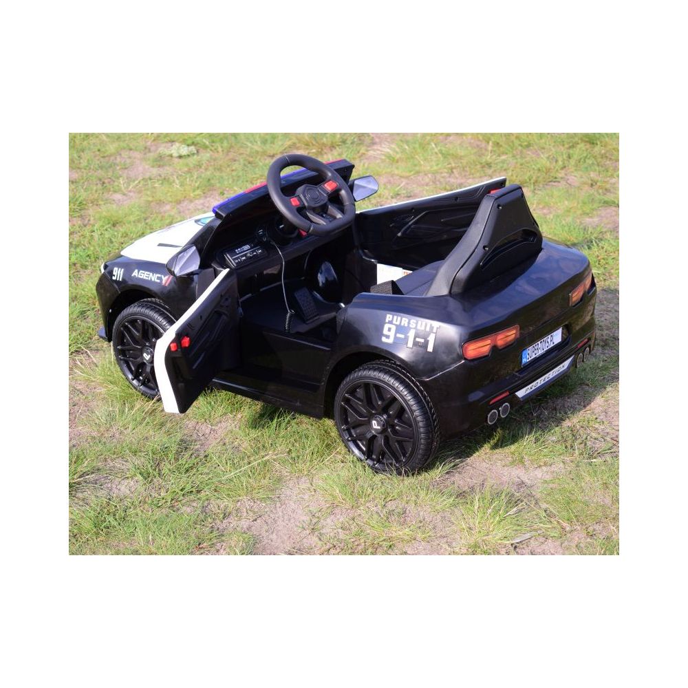 „PROTECT“ POLICIJOS AUTOMOBILIS SU AKUMULIATORIUMI, GARSINĖ, ŠVIESOS SIGNALAI, JAKOSĆ/XMX-629