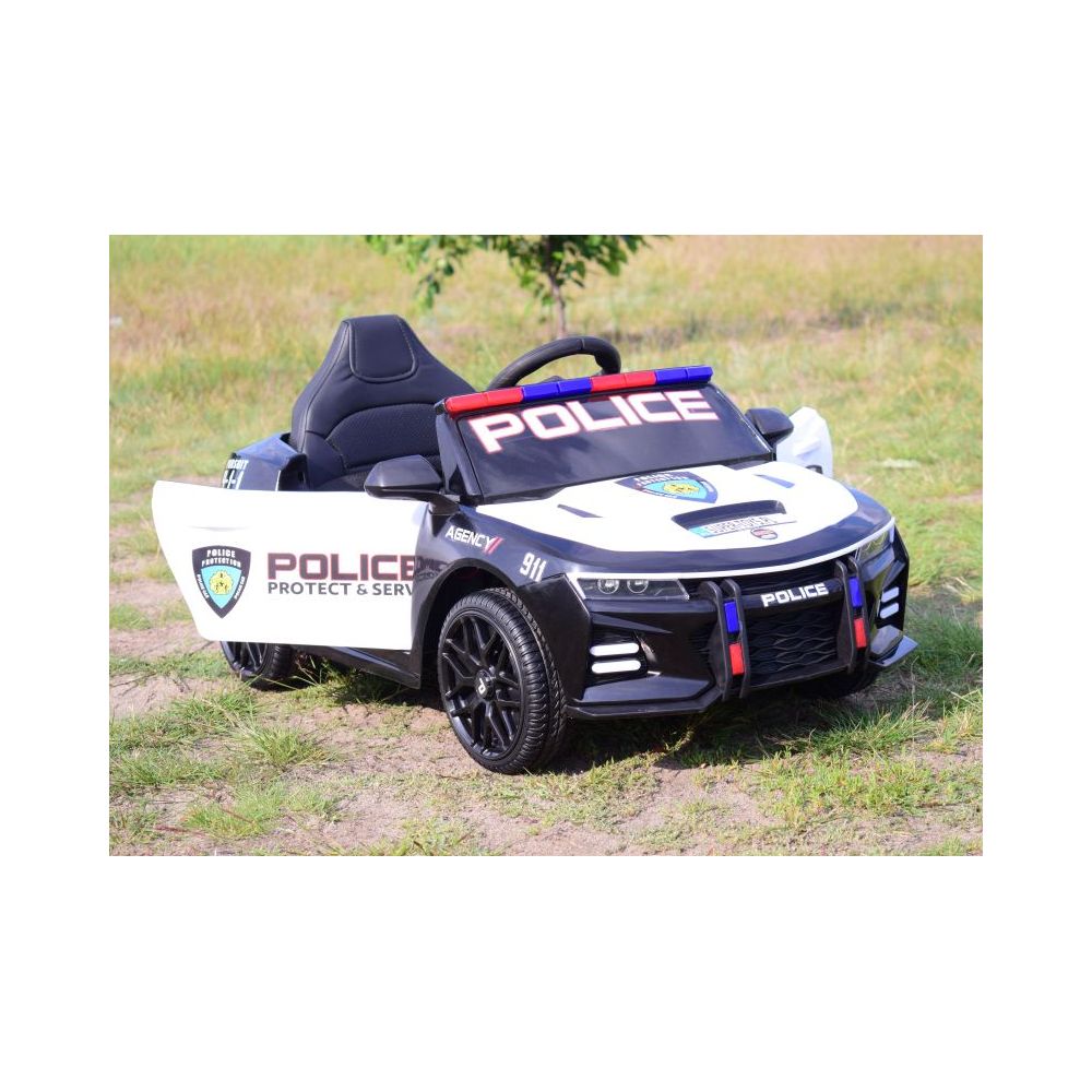 „PROTECT“ POLICIJOS AUTOMOBILIS SU AKUMULIATORIUMI, GARSINĖ, ŠVIESOS SIGNALAI, JAKOSĆ/XMX-629