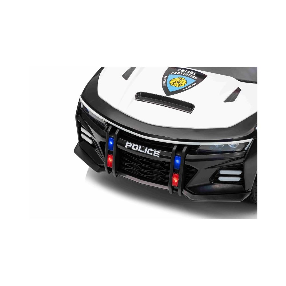 „PROTECT“ POLICIJOS AUTOMOBILIS SU AKUMULIATORIUMI, GARSINĖ, ŠVIESOS SIGNALAI, JAKOSĆ/XMX-629