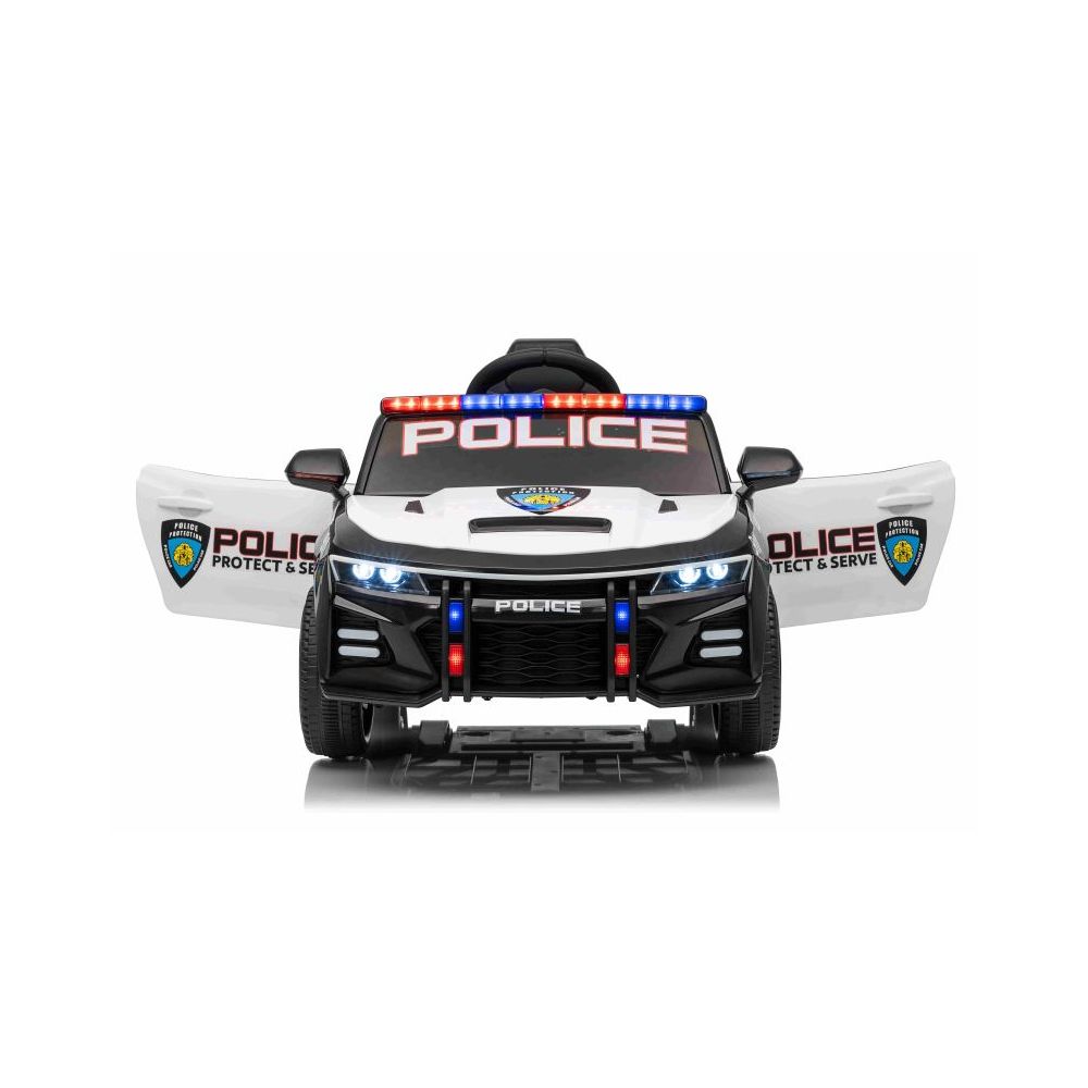 „PROTECT“ POLICIJOS AUTOMOBILIS SU AKUMULIATORIUMI, GARSINĖ, ŠVIESOS SIGNALAI, JAKOSĆ/XMX-629