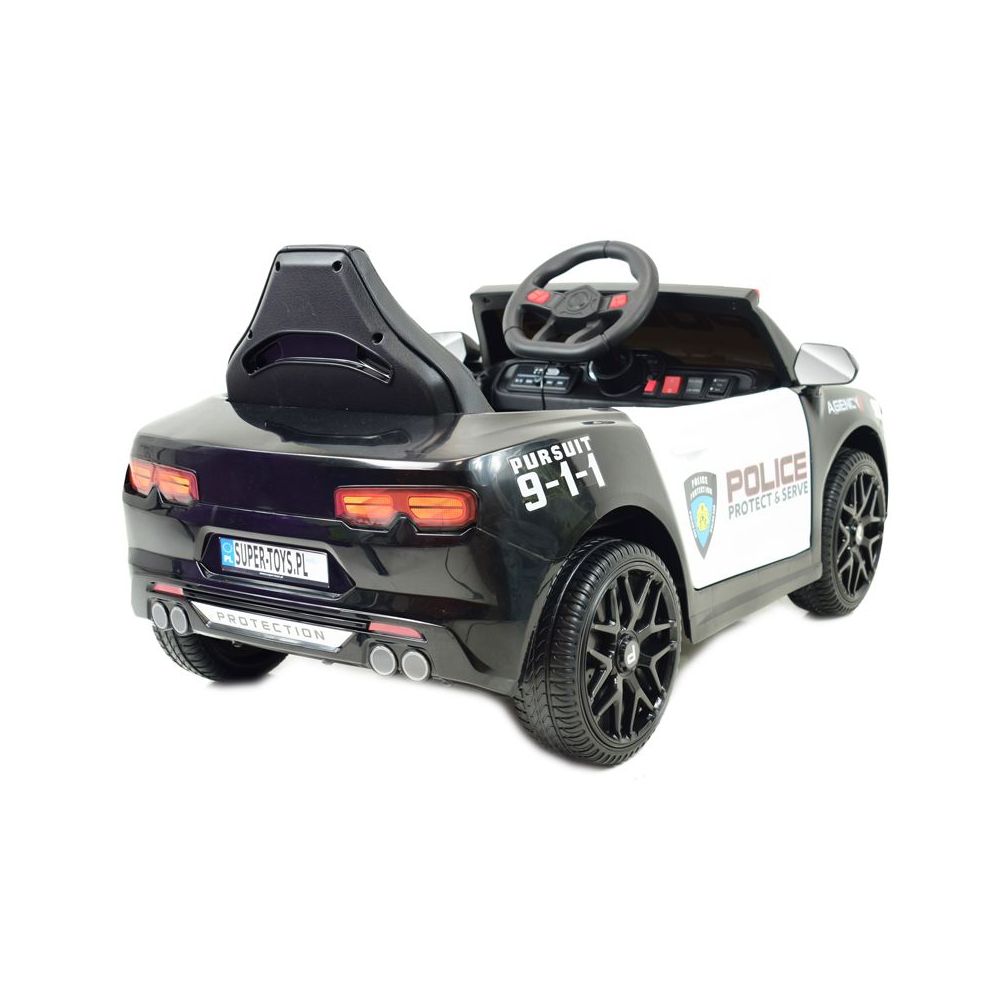 „PROTECT“ POLICIJOS AUTOMOBILIS SU AKUMULIATORIUMI, GARSINĖ, ŠVIESOS SIGNALAI, JAKOSĆ/XMX-629