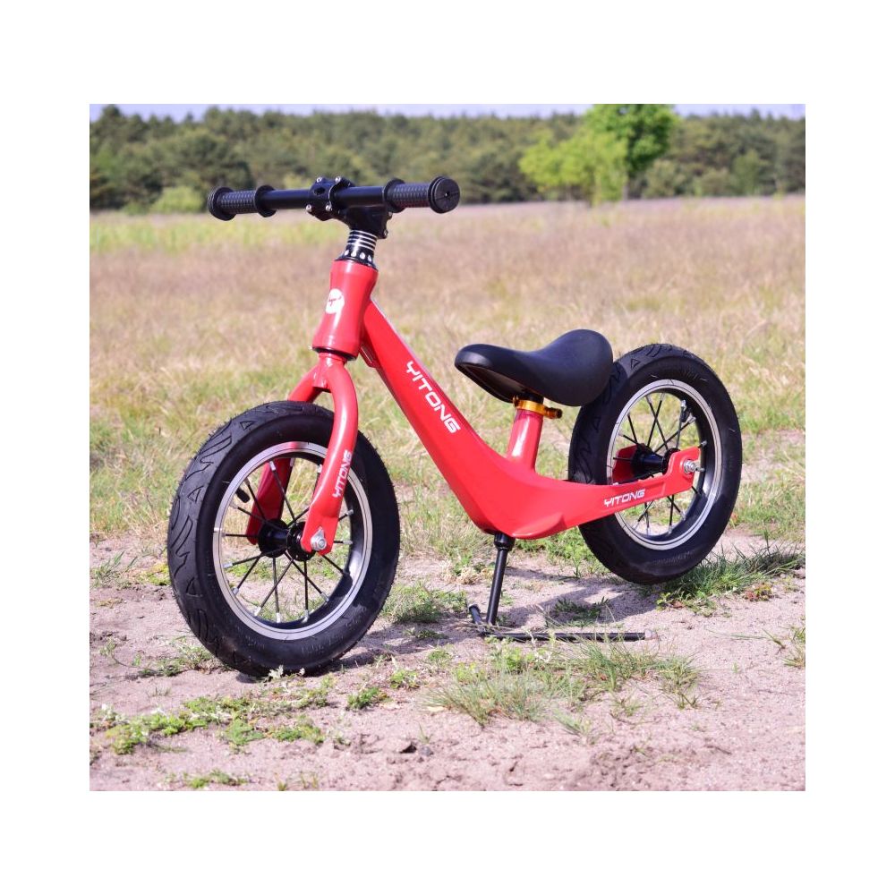 12" BEVEL BIKE, ALIUMININIS RĖMAS, ALIUMININIAI RATLANKIAI, ATRAMINĖ PĖDA, SUSTIPRINTAS RĖMAS, Aukščiausios kokybės/KD-06