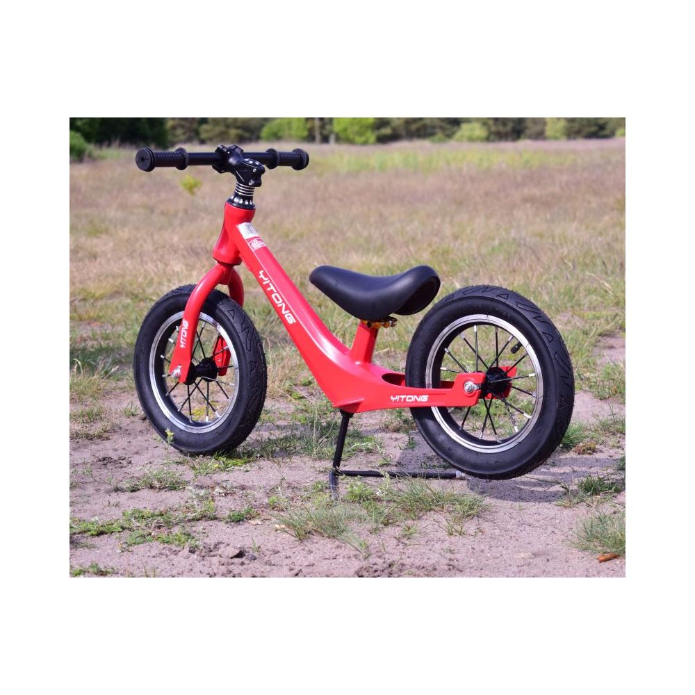 12" BEVEL BIKE, ALIUMININIS RĖMAS, ALIUMININIAI RATLANKIAI, ATRAMINĖ PĖDA, SUSTIPRINTAS RĖMAS, Aukščiausios kokybės/KD-06