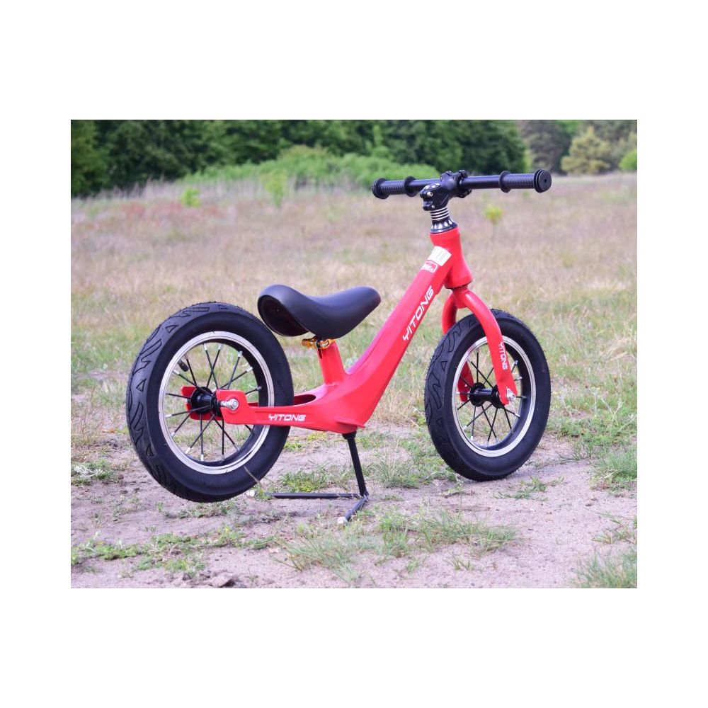 12" BEVEL BIKE, ALIUMININIS RĖMAS, ALIUMININIAI RATLANKIAI, ATRAMINĖ PĖDA, SUSTIPRINTAS RĖMAS, Aukščiausios kokybės/KD-06