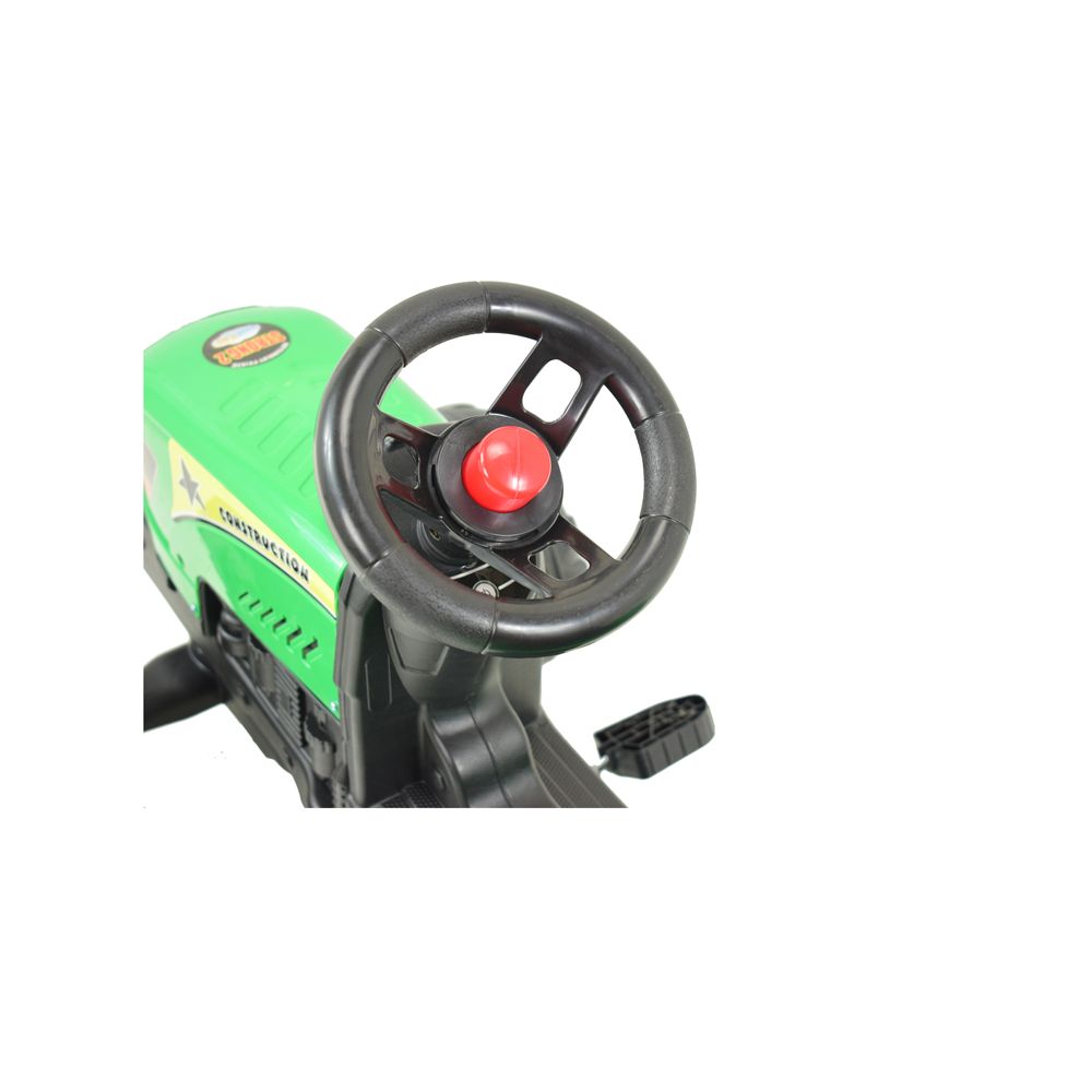 PEDALINIS TRAKTORIUS SU PRIEKABĄ IR PRIEDAI/TR3001