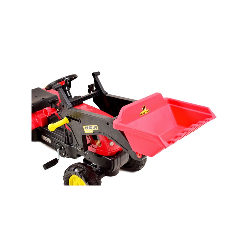 TRAKTOR NA PEDAŁY Z PRZYCZEPĄ I ŁYŻKĄ /TR3005