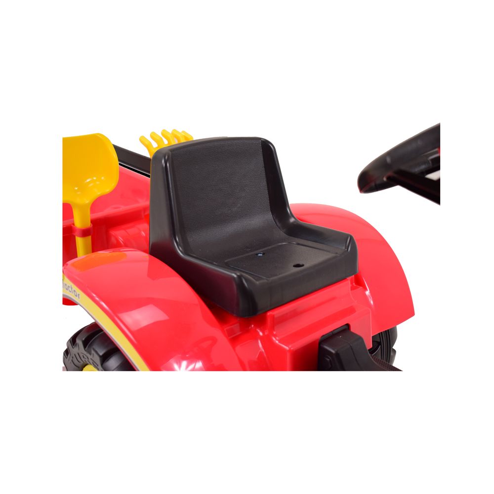 PEDALINIS TRAKTORIUS SU PRIEKABĄ IR KASĖLE /TR3005