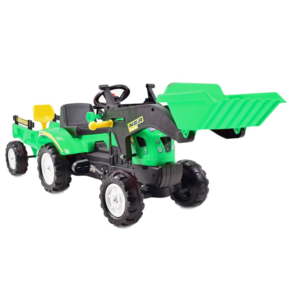 PEDALINIS TRAKTORIUS SU PRIKABĄ IR KASĖLE/TR3005