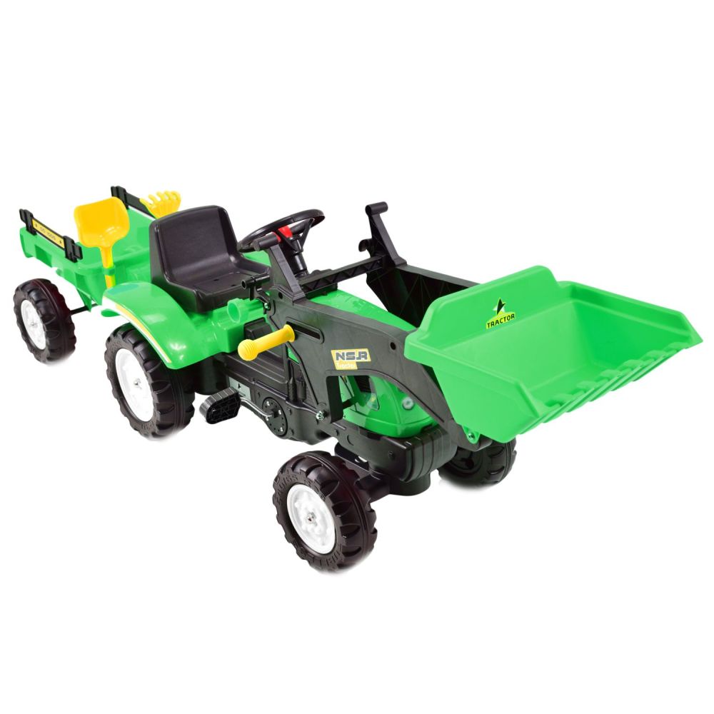 PEDALINIS TRAKTORIUS SU PRIKABĄ IR KASĖLE/TR3005