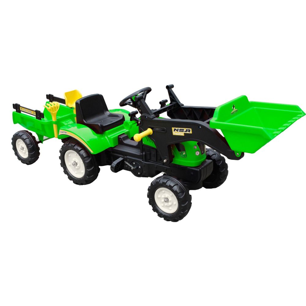 PEDALINIS TRAKTORIUS SU PRIKABĄ IR KASĖLE/TR3005