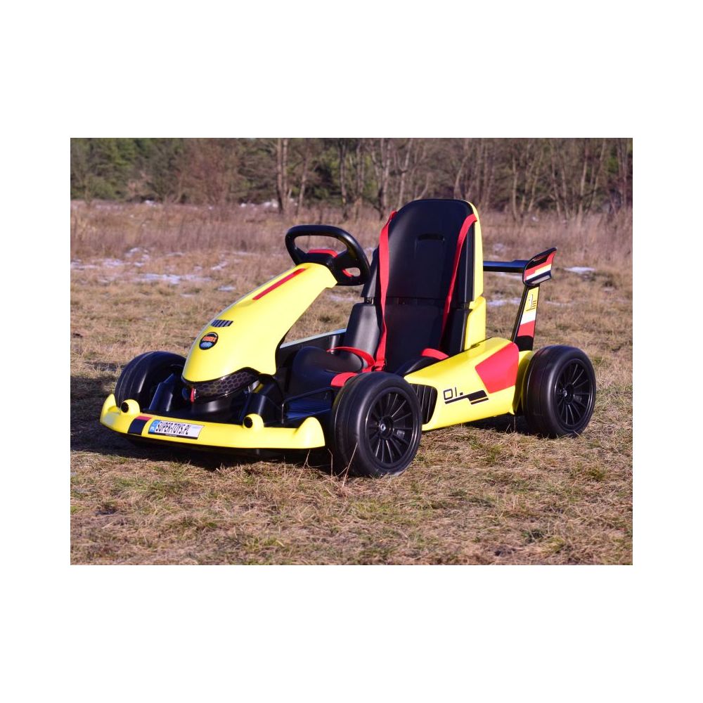 GREITAS 12 V AKUMULIATORIU VAROMAS GOKARTAS, AVARIJŲ IŠVENGIMO JUTIKLIS / XMX-619
