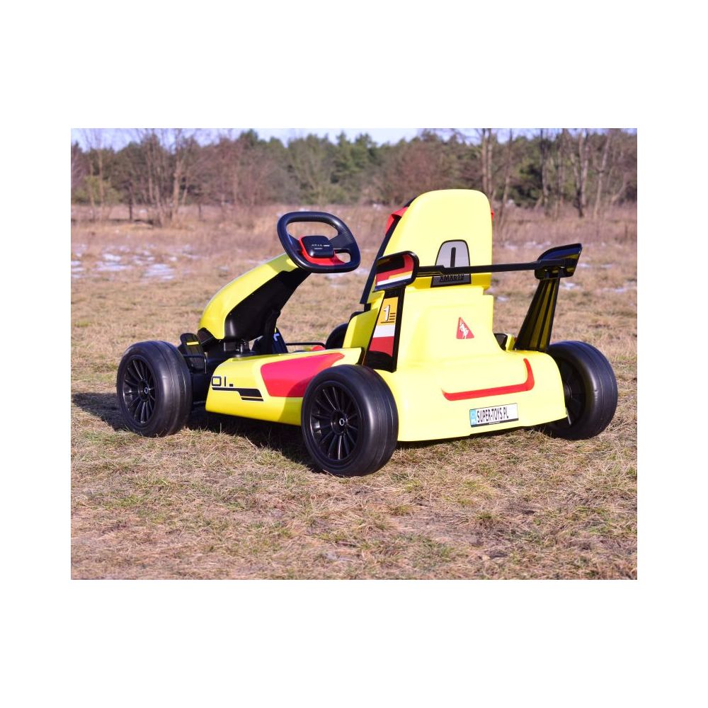 SZYBKI GOKART NA AKUMULATOR 12 V, CZUJNIK ANTYKOLIZYJNY/XMX-619