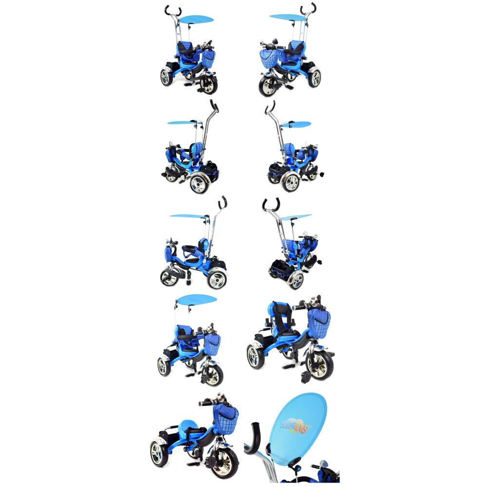 „SUPER-TOYS DE LUXE“ TRIRATIS DVIRAČIUKAS SU POMPA /01