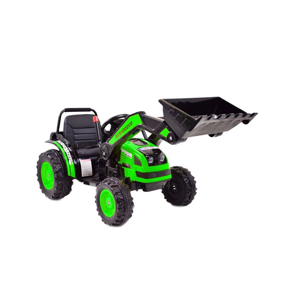 MEGA TRAKTOR Z ŁYŻKĄ - ŁADOWARKĄ. MIĘKKIE SIEDZENIE, PILOT, RADIO FM/HL389