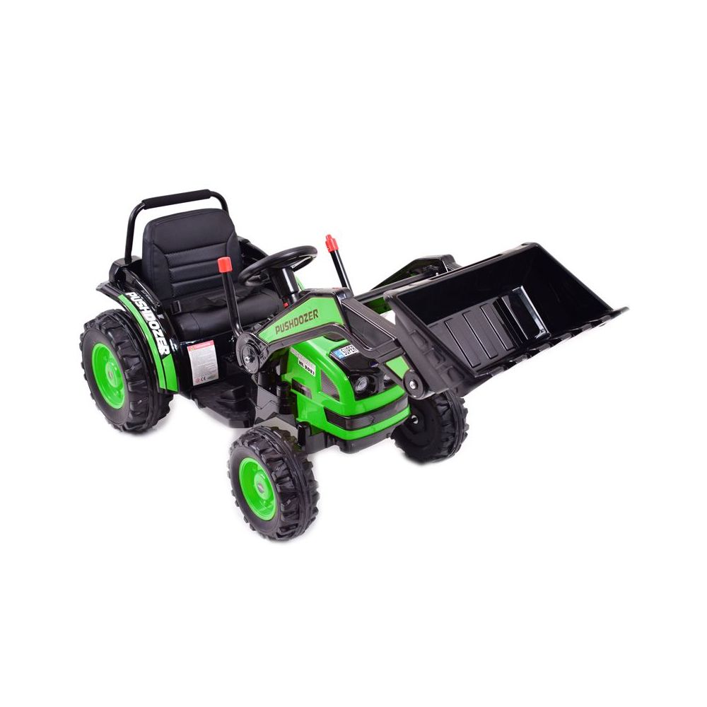 MEGA TRAKTOR Z ŁYŻKĄ - ŁADOWARKĄ. MIĘKKIE SIEDZENIE, PILOT, RADIO FM/HL389
