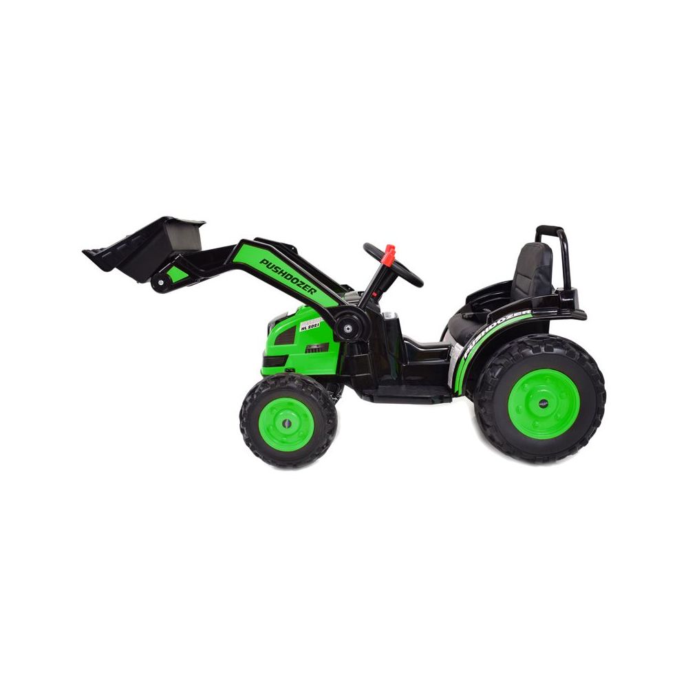 MEGA TRAKTOR Z ŁYŻKĄ - ŁADOWARKĄ. MIĘKKIE SIEDZENIE, PILOT, RADIO FM/HL389