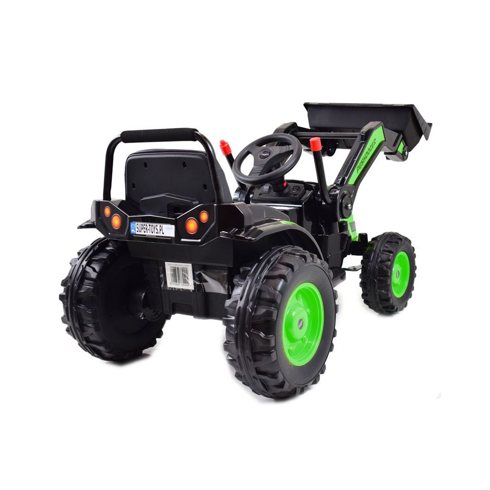 MEGA TRAKTOR Z ŁYŻKĄ - ŁADOWARKĄ. MIĘKKIE SIEDZENIE, PILOT, RADIO FM/HL389