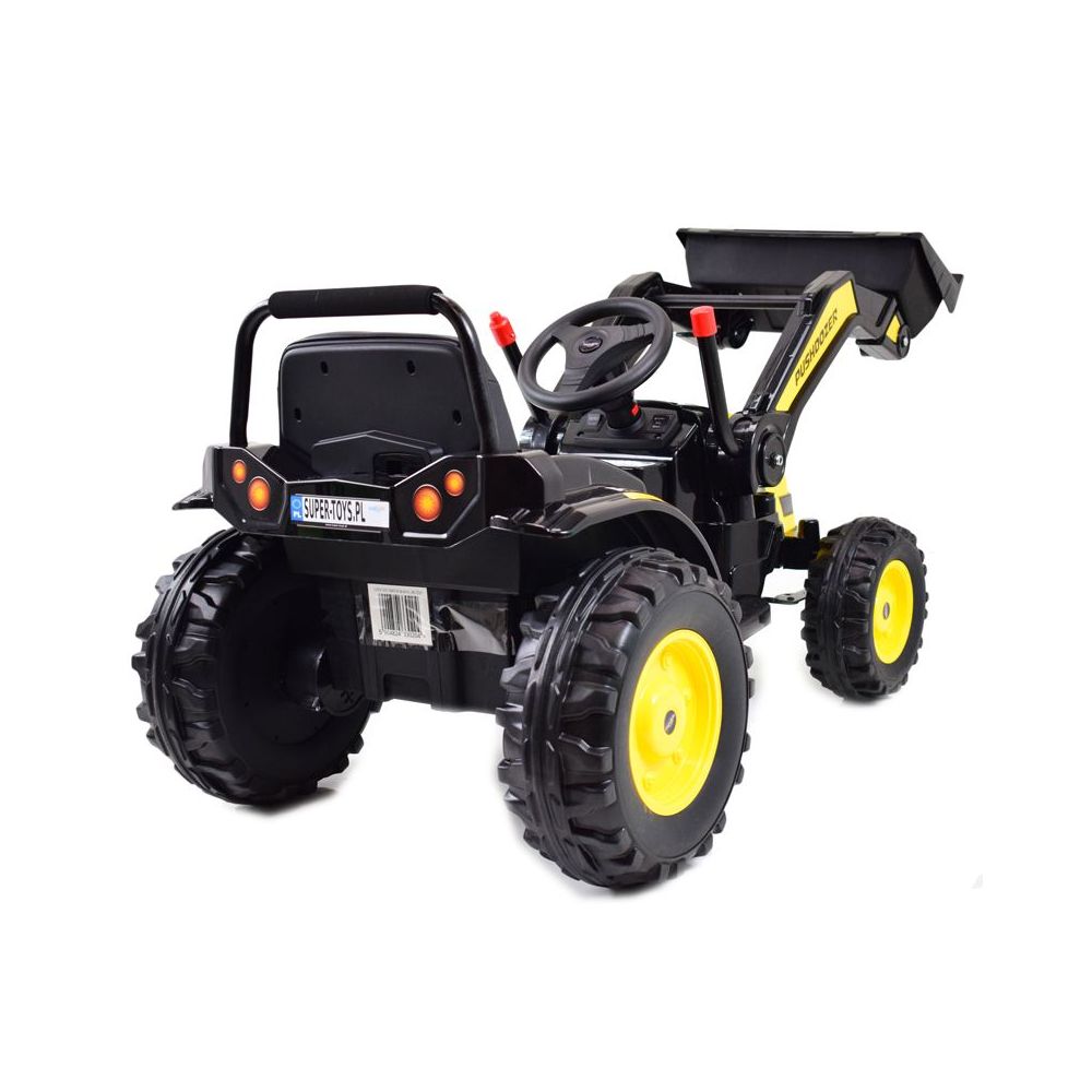 MEGA TRAKTOR Z ŁYŻKĄ - ŁADOWARKĄ. MIĘKKIE SIEDZENIE, PILOT, RADIO FM/HL389