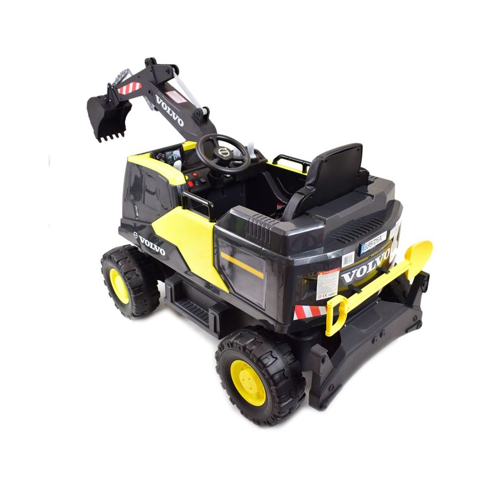 MEGA KOPARKA NA AKUMULATOR VOLVO, PEŁNA ELEKTRYKA, PILOT + 2 BASENY Z PIŁKAMI/DK-VE888(E)