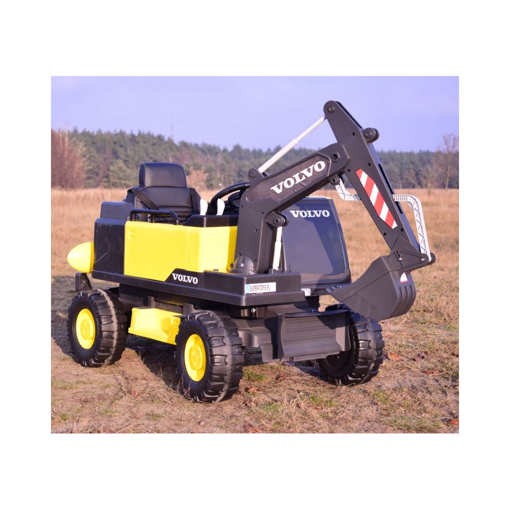 MEGA KOPARKA NA AKUMULATOR VOLVO, PEŁNA ELEKTRYKA, PILOT + 2 BASENY Z PIŁKAMI/DK-VE888(E)