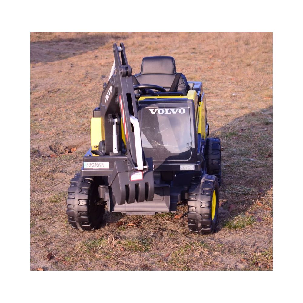 MEGA KOPARKA NA AKUMULATOR VOLVO, PEŁNA ELEKTRYKA, PILOT + 2 BASENY Z PIŁKAMI/DK-VE888(E)