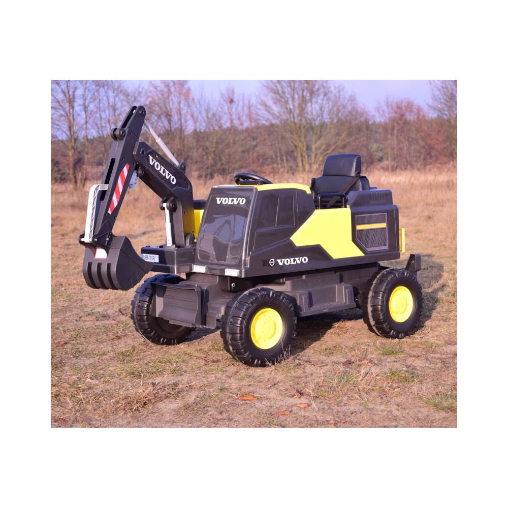 MEGA KOPARKA NA AKUMULATOR VOLVO, PEŁNA ELEKTRYKA, PILOT + 2 BASENY Z PIŁKAMI/DK-VE888(E)