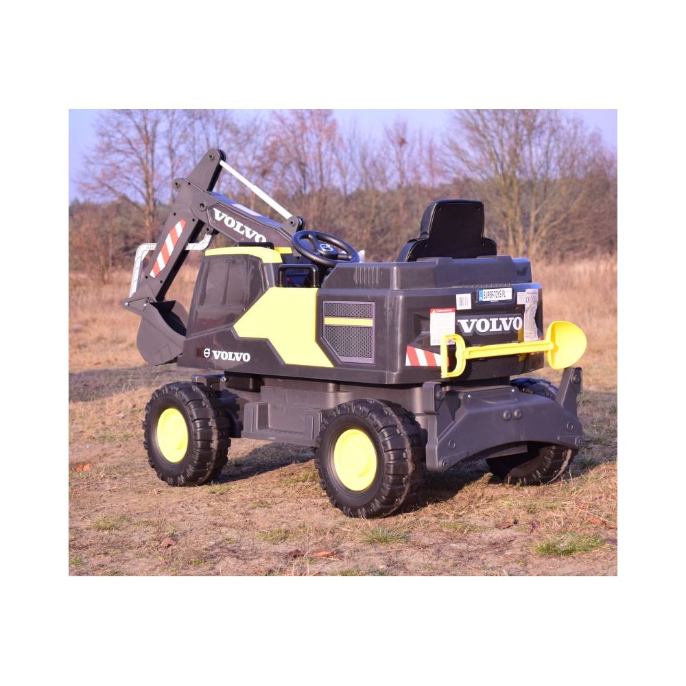MEGA „VOLVO“ AKUMULIATORINIS EKSKAVATORIUS, VISAI ELEKTRINIS, NUOTOLINIO VALDYMO PULTAS + 2 BASEINAI SU RUTULIAIS/DK-VE888(E)