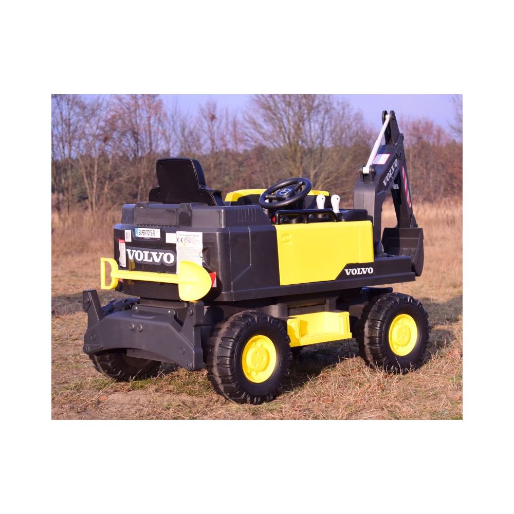 MEGA KOPARKA NA AKUMULATOR VOLVO, PEŁNA ELEKTRYKA, PILOT + 2 BASENY Z PIŁKAMI/DK-VE888(E)
