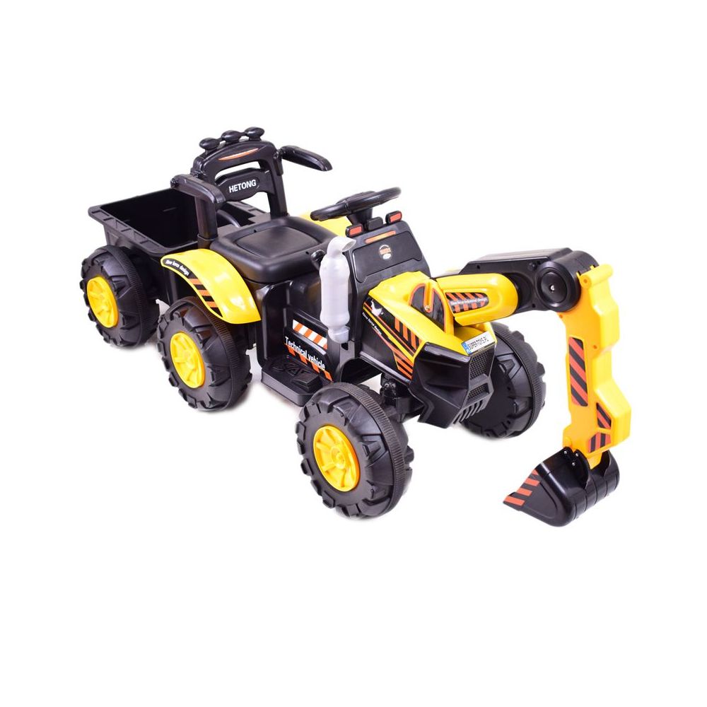 TRAKTOR, KOPARKA NA AKUMULATOR+PRZYCZEPA,PILOT /HT9158