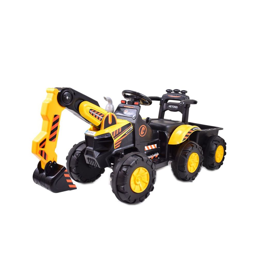 TRAKTOR, KOPARKA NA AKUMULATOR+PRZYCZEPA,PILOT /HT9158