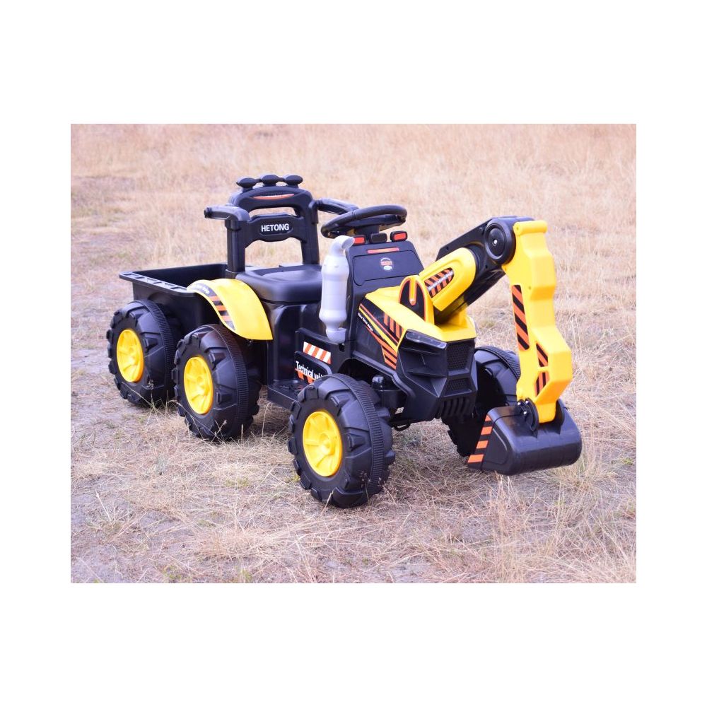 TRAKTOR, KOPARKA NA AKUMULATOR+PRZYCZEPA,PILOT /HT9158