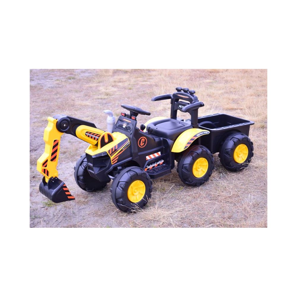 TRAKTOR, KOPARKA NA AKUMULATOR+PRZYCZEPA,PILOT /HT9158