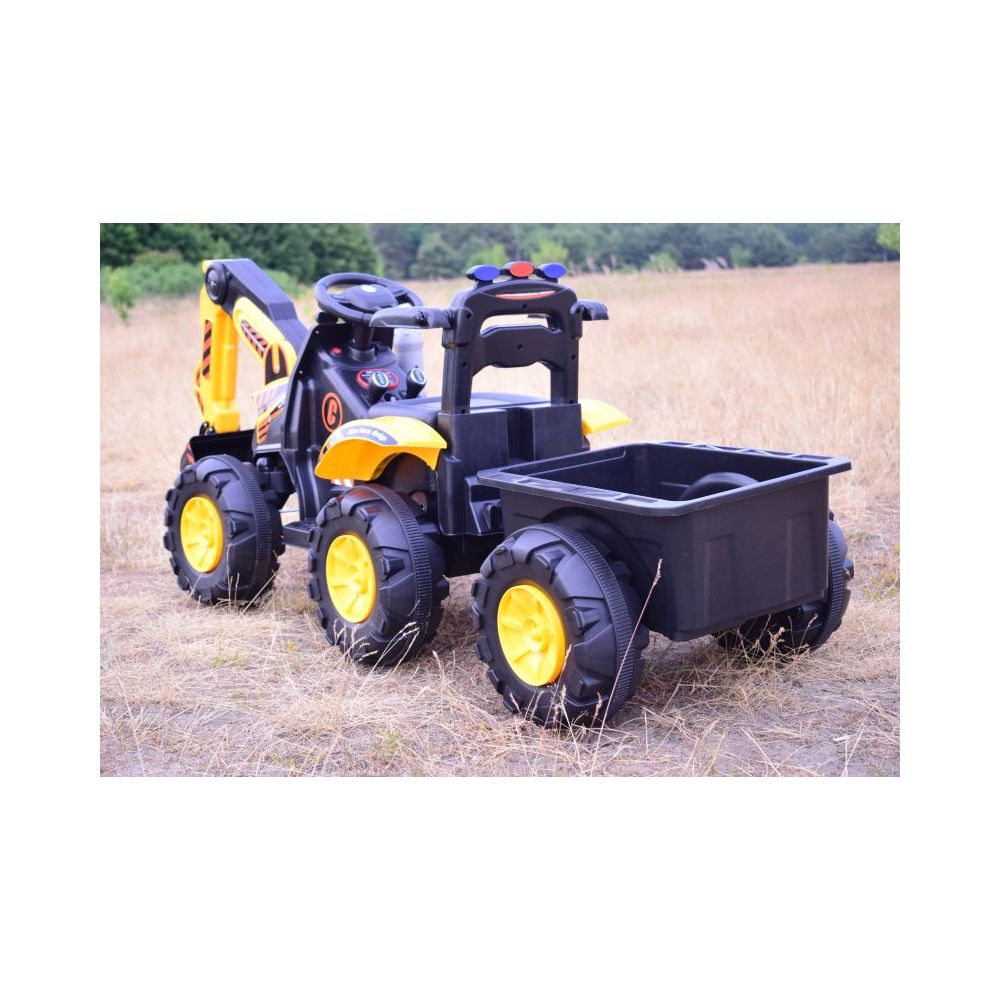 TRAKTOR, KOPARKA NA AKUMULATOR+PRZYCZEPA,PILOT /HT9158