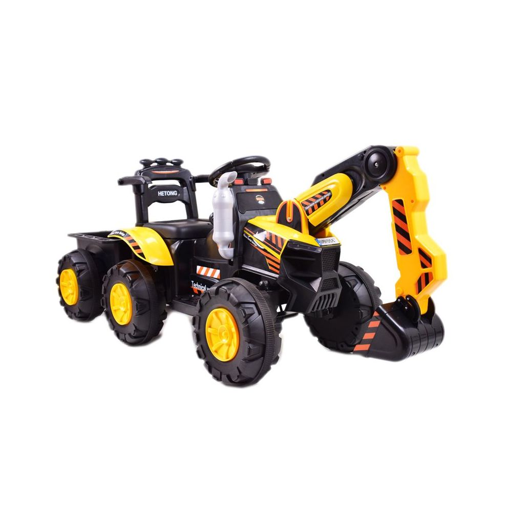 TRAKTOR, KOPARKA NA AKUMULATOR+PRZYCZEPA,PILOT /HT9158
