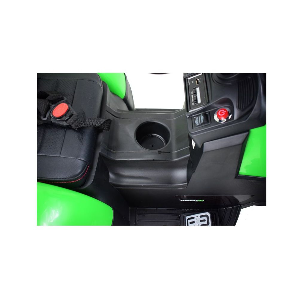 MEGA TRAKTOR Z ŁADOWARKĄ,KOPARKĄ, PRZYCZEPĄ 24 V SUPER-MOC SX-2068-ZIELONY