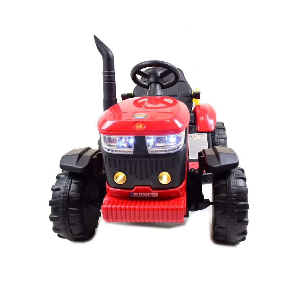 MEGA TRAKTOR NA AKUMULATOR Z PRZYCZEPĄ. MIĘKKIE SIEDZENIE, PILOT, /HL3388