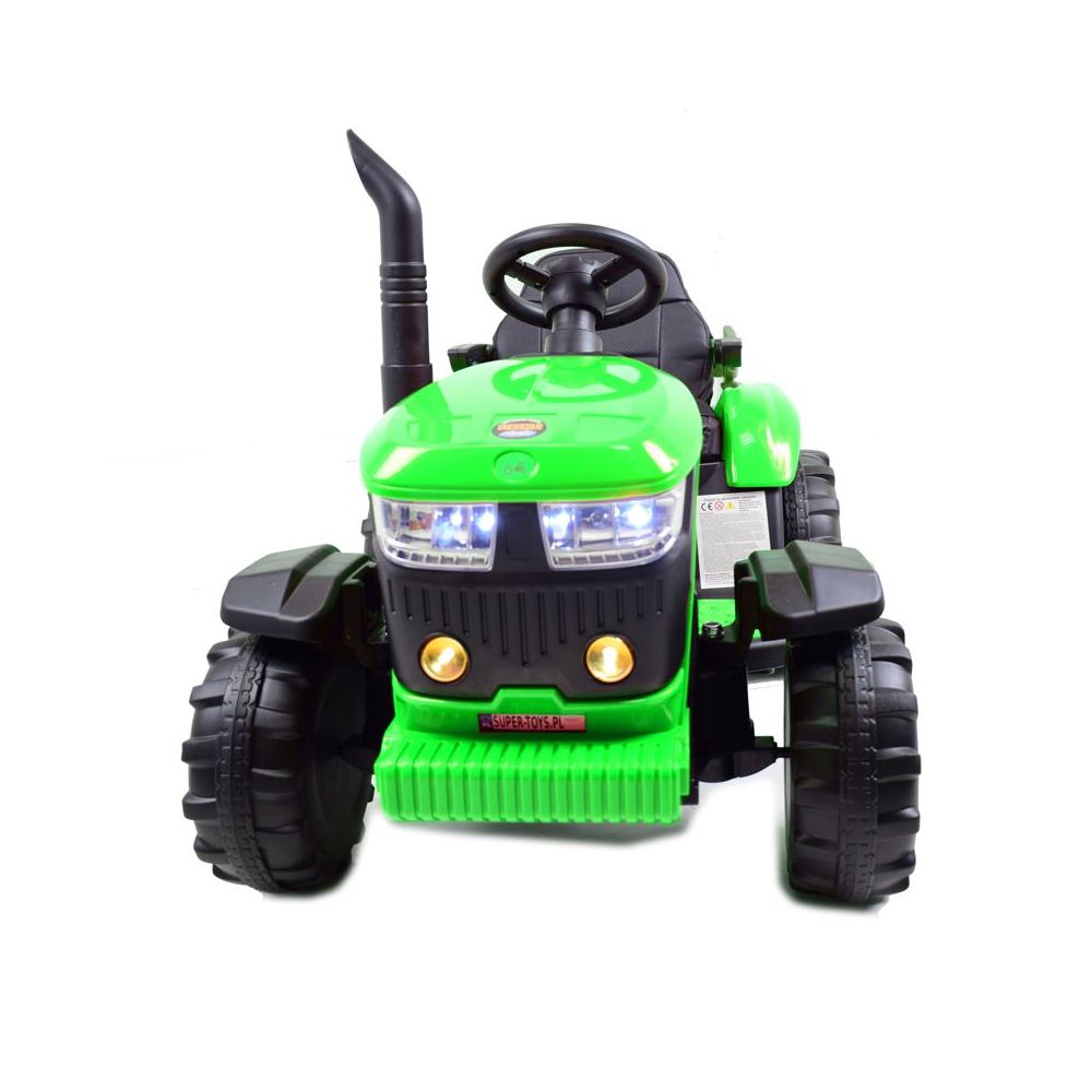 MEGA TRAKTOR NA AKUMULATOR Z PRZYCZEPĄ. MIĘKKIE SIEDZENIE, MIEKKIE KOŁA PILOT, /HL3388