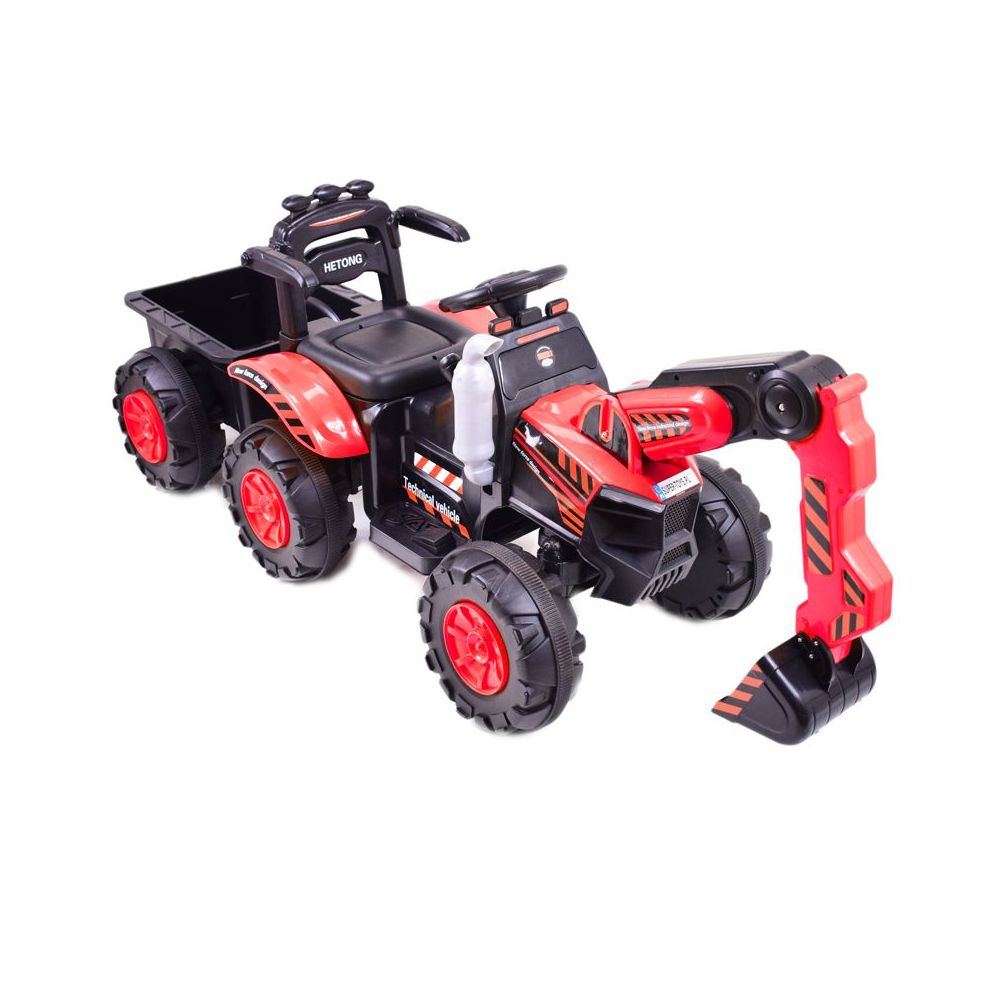 TRAKTOR, KOPARKA NA AKUMULATOR+PRZYCZEPA,PILOT /HT9158