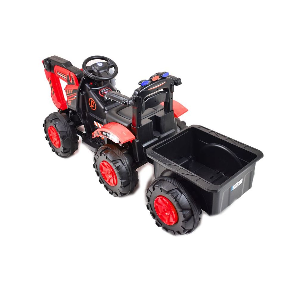 TRAKTOR, KOPARKA NA AKUMULATOR+PRZYCZEPA,PILOT /HT9158