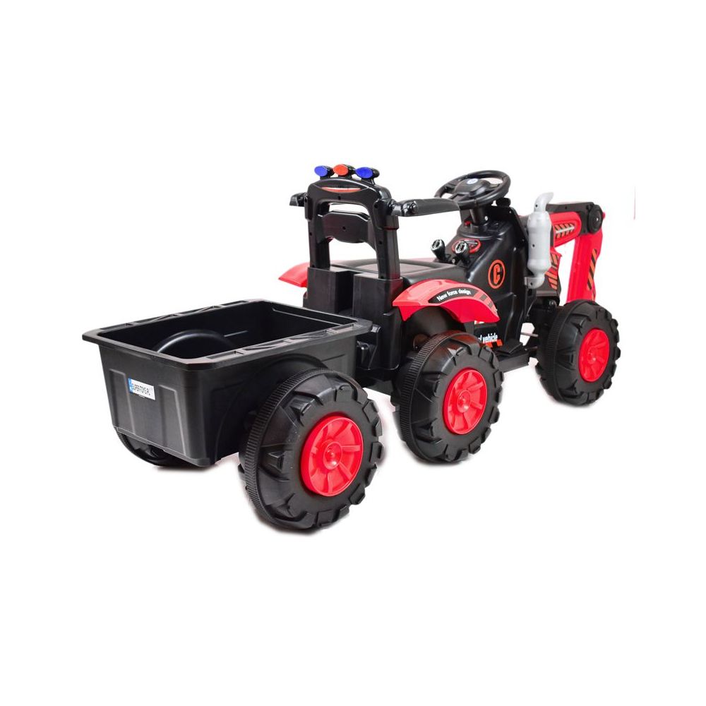 TRAKTOR, KOPARKA NA AKUMULATOR+PRZYCZEPA,PILOT /HT9158