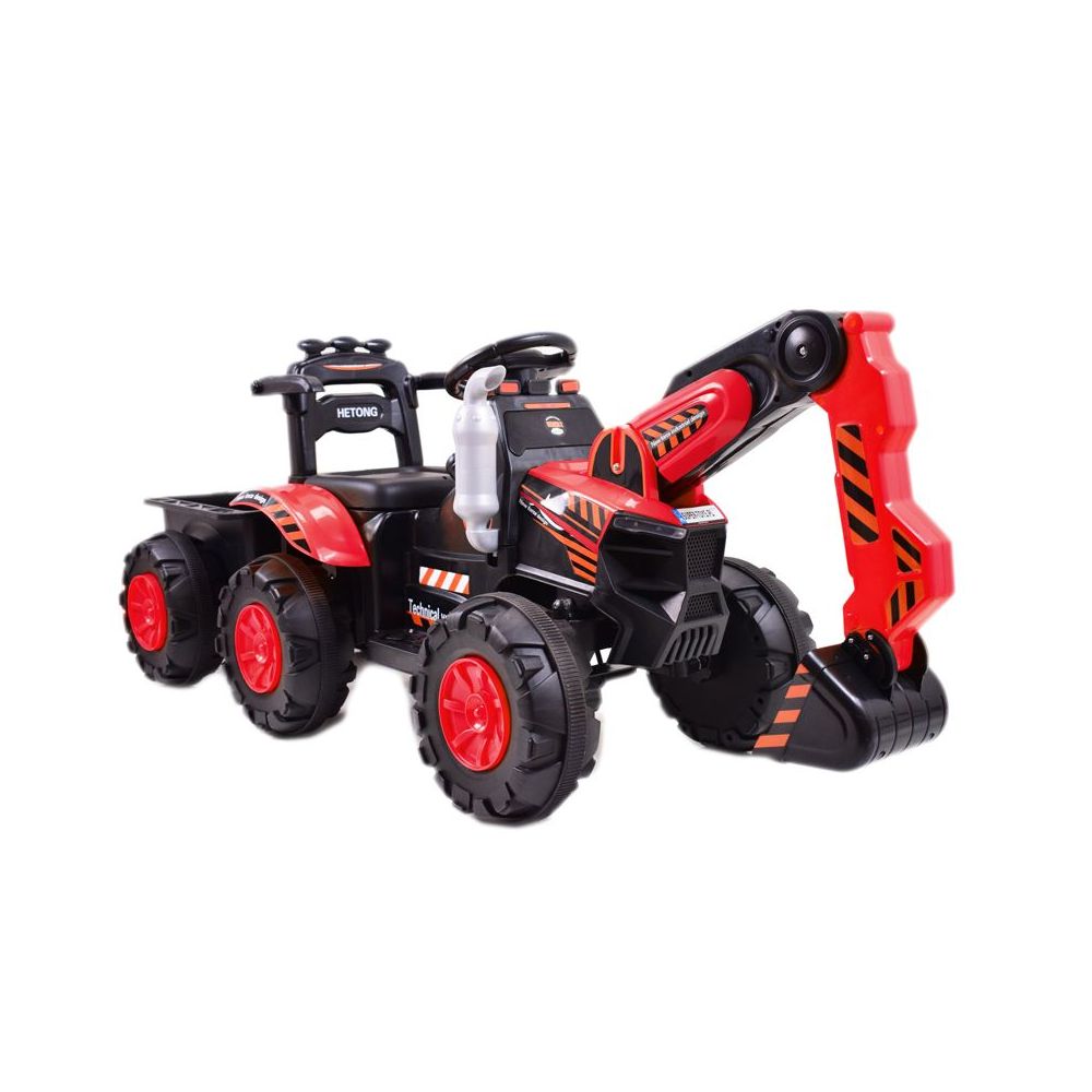 TRAKTOR, KOPARKA NA AKUMULATOR+PRZYCZEPA,PILOT /HT9158