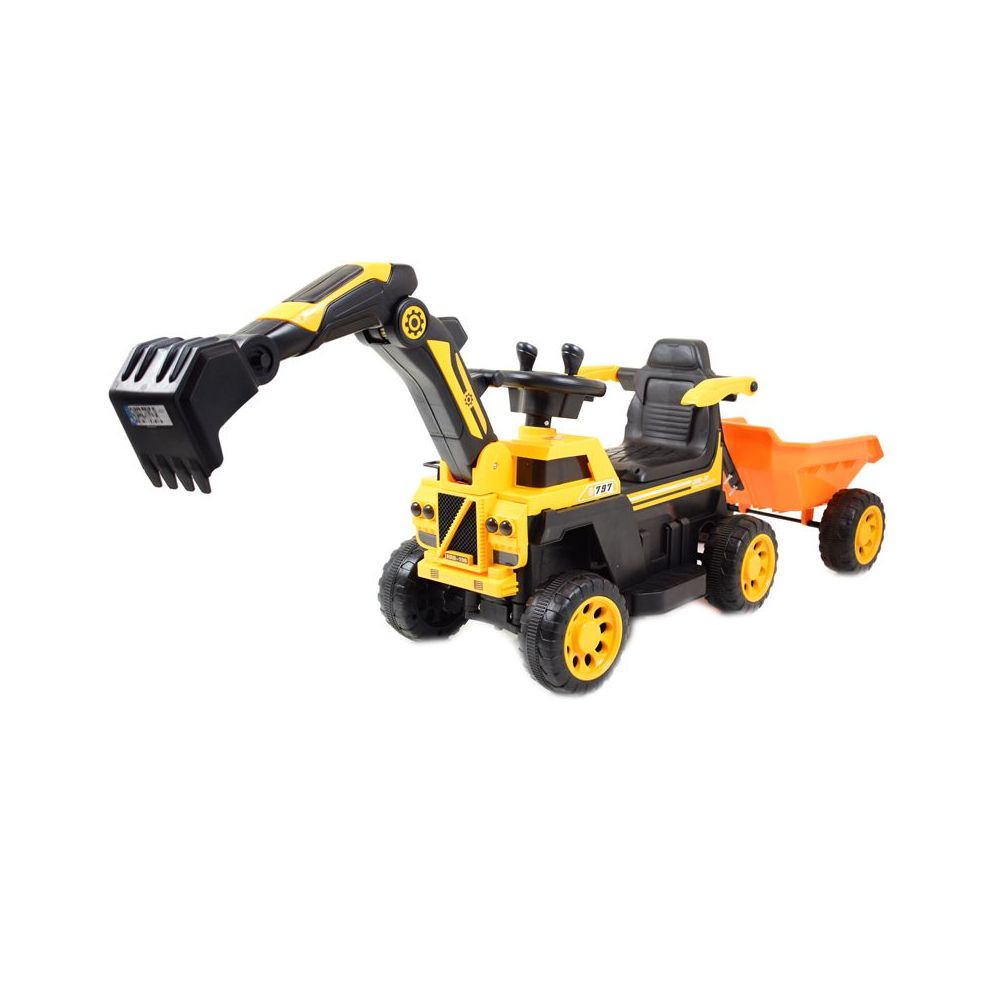 TRAKTOR, KOPARKA NA AKUMULATOR+PRZYCZEPA+PILOT /HRB106