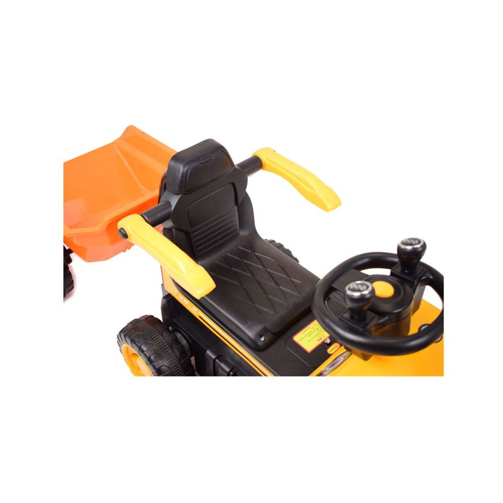 TRAKTOR, KOPARKA NA AKUMULATOR+PRZYCZEPA+PILOT /HRB106