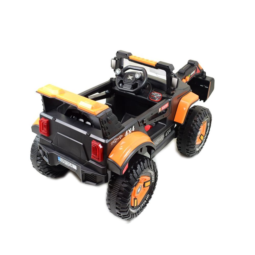 WIELKI JEEP, KOPARKA NA AKUMULATOR 4X4 Z PILOTEM/XZ-1158