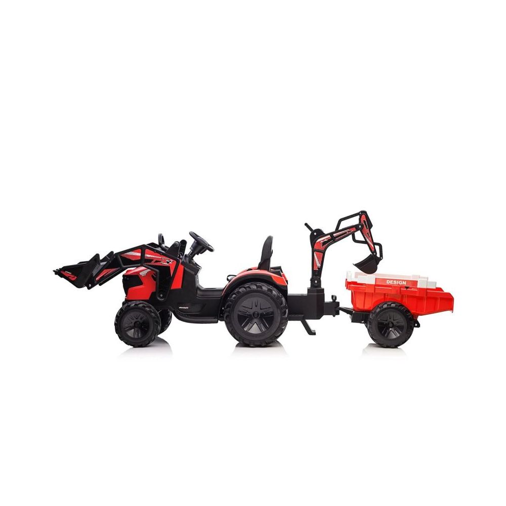 MEGA TRAKTOR Z ŁADOWARKĄ,KOPARKĄ, PRZYCZEPĄ SUPER-MOC OLBRZYMI/2068-12V