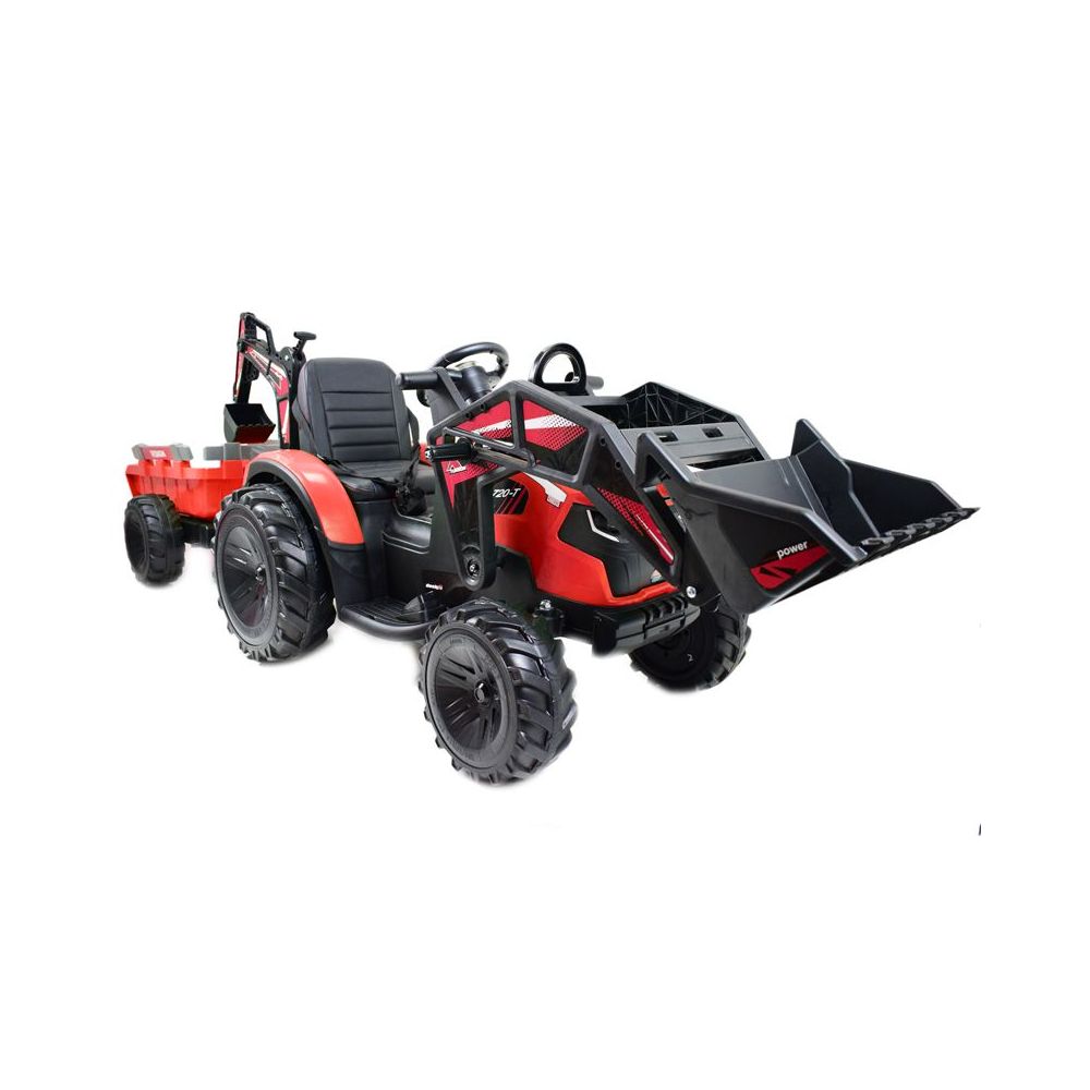 MEGA TRAKTOR Z ŁADOWARKĄ,KOPARKĄ, PRZYCZEPĄ SUPER-MOC OLBRZYMI/2068-12V