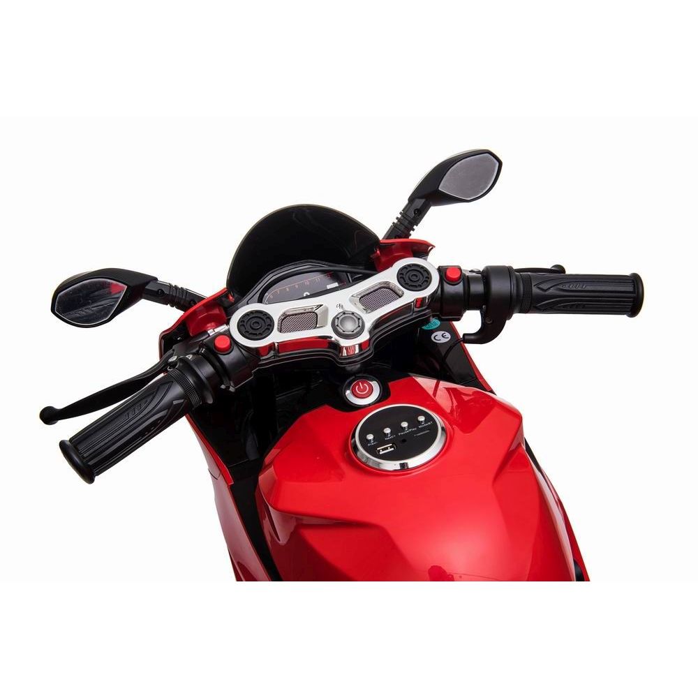 DIDELIS MOTOCIKLAS „PERFECT“ SU LAISVU STARTU, 250 VATŲ, GRANDINĖ, DISKINIAI STABDYMAI, MINKŠTI RATAI / SX1629-24V